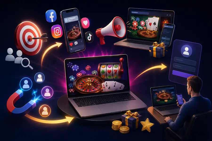 Hoe online casino's nieuwe spelers bereiken